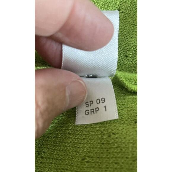 St. John Dress Santana Knit Size Medium Sheath Sleeveless Colorblock Mod Resort - Picture 6 of 12